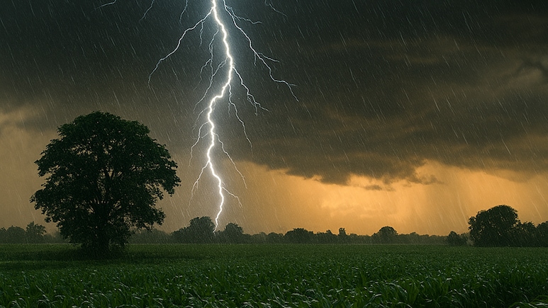 महाराष्ट्र में बेमौसम बारिश का कहर, 1.22 लाख हेक्टेयर फसल तबाह;  यूपी‑एमपी में भी आंधी और बारिश का खतरा