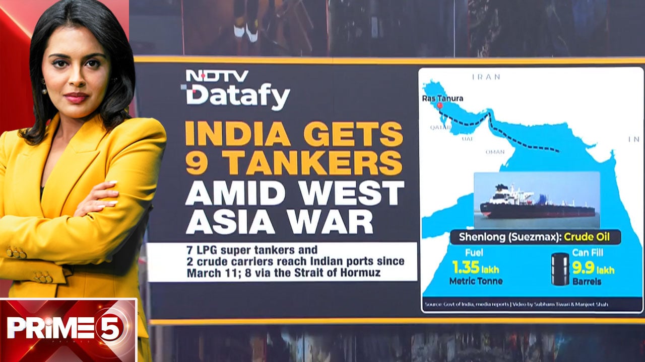 India Brings Oil, Gas In 9 Tankers From West Asia Amid War