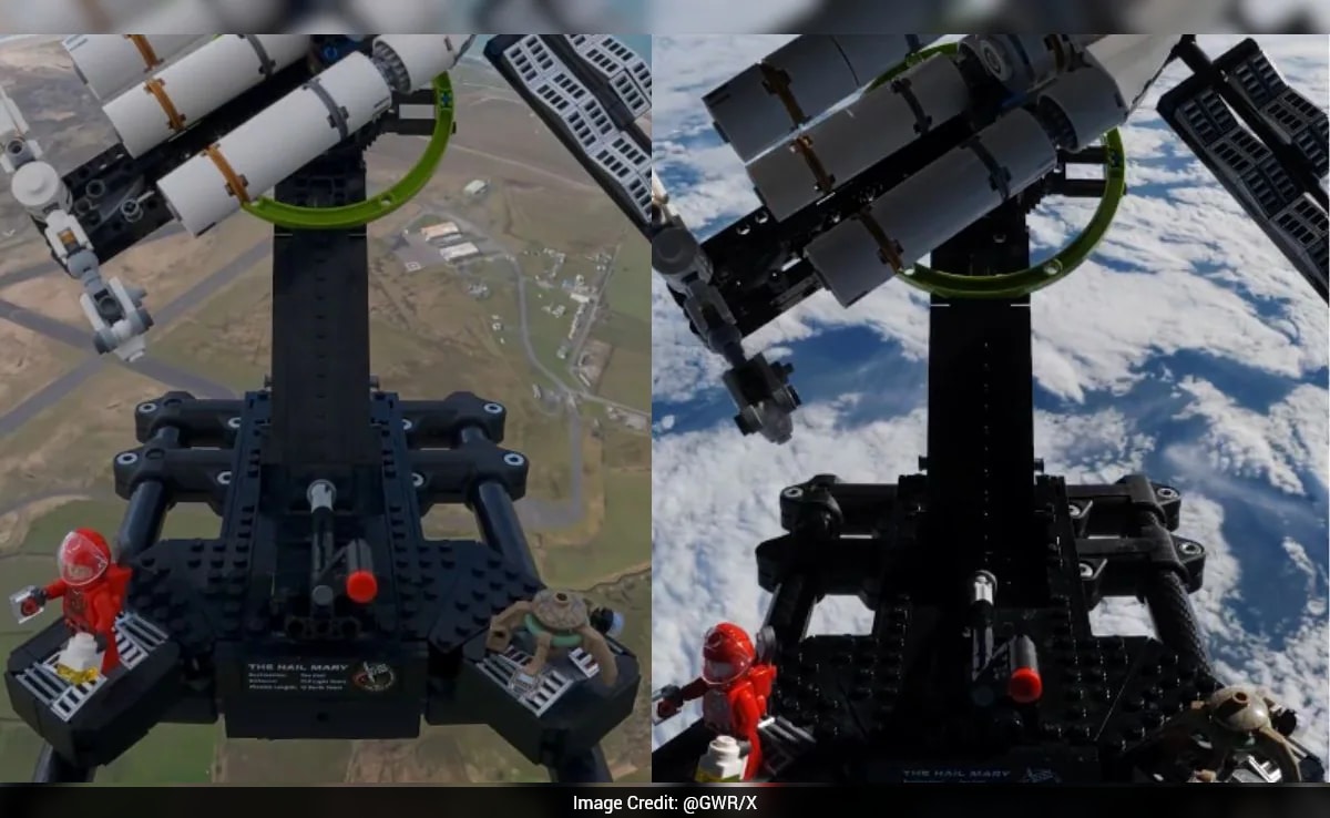 Project Hail Mary LEGO Minifigure Reaches Space, Sets World Record