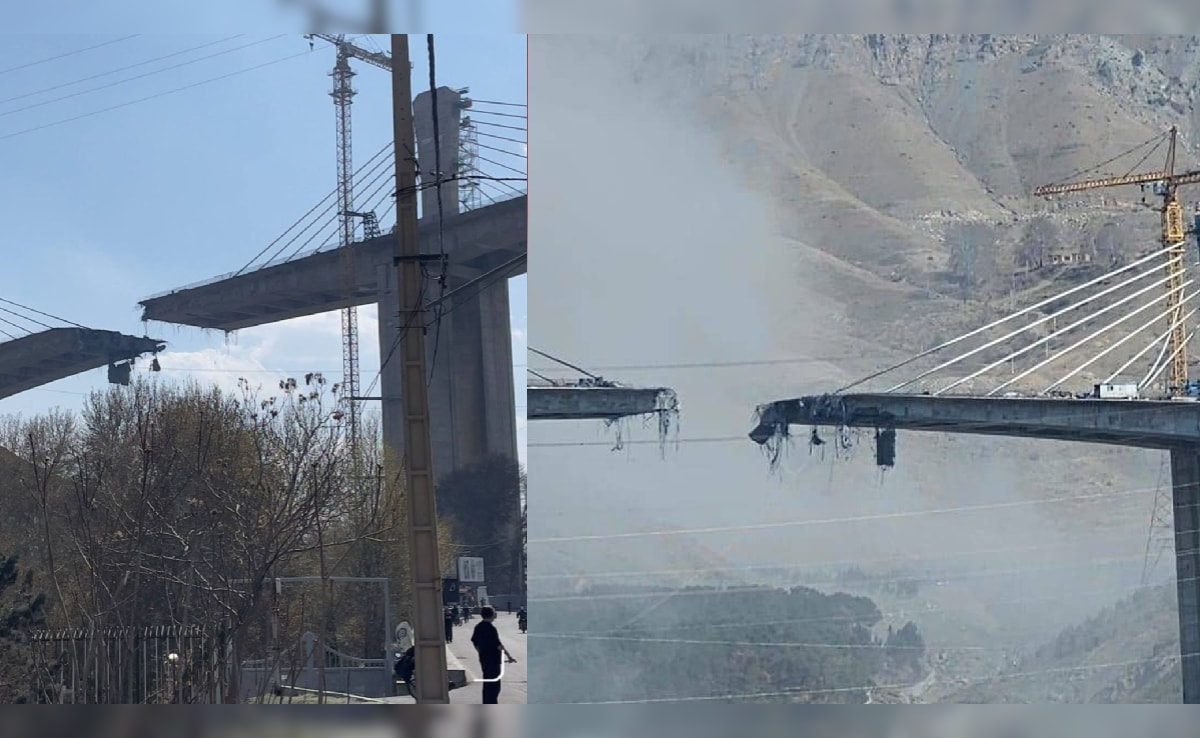 US-इजरायल का अटैक और ताश के पत्तों की तरह बिखरा ईरान का सबसे ऊंचा B1 ब्रिज, देखिए तबाही का वीडियो