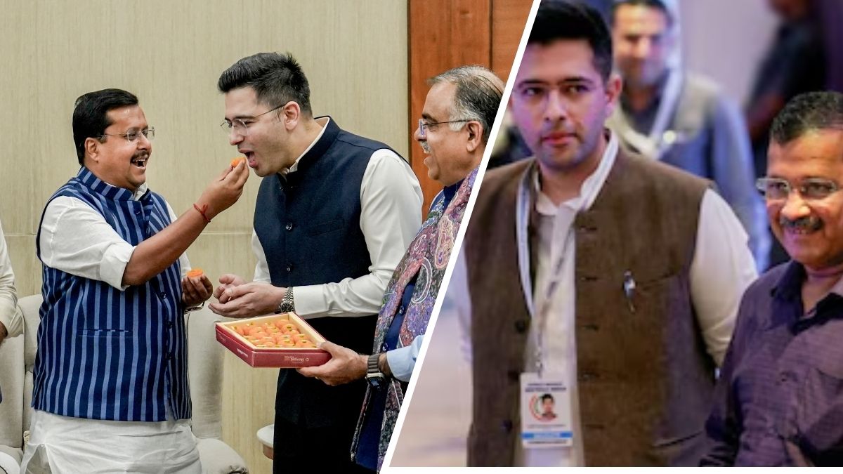 BJP Welcomes Raghav Chadha And Co With "Tukde Tukde" Dig At Opposition