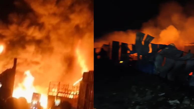 Bhayandar Fire: भाईंदरमध्ये भीषण अग्नितांडव! 2 चिमुकल्यांसह तिघांचा दुर्दैवी अंत, जनावरेही दगावल्याची भिती