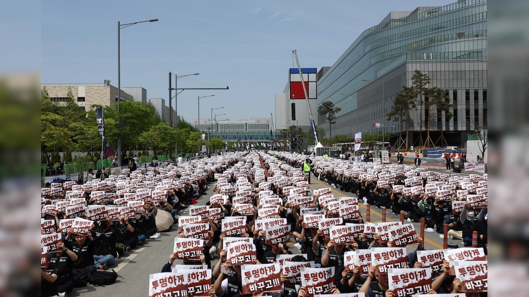 Samsung Employee Rally: 30,000 Gather At Chip Hub For Greater Slice Of AI-Profit Share