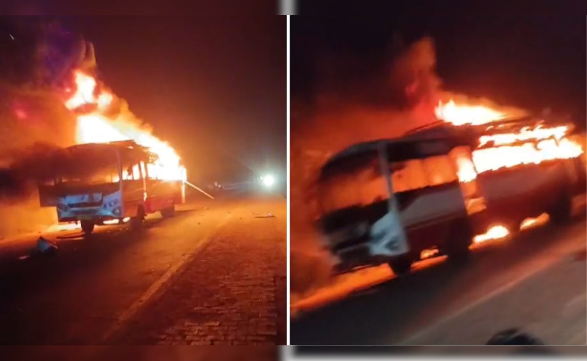 हरियाणा: चलती बस में अचानक जोरदार धमाका, कुछ ही देर में जिंदा जल गए 2 लोग; 11 घायल