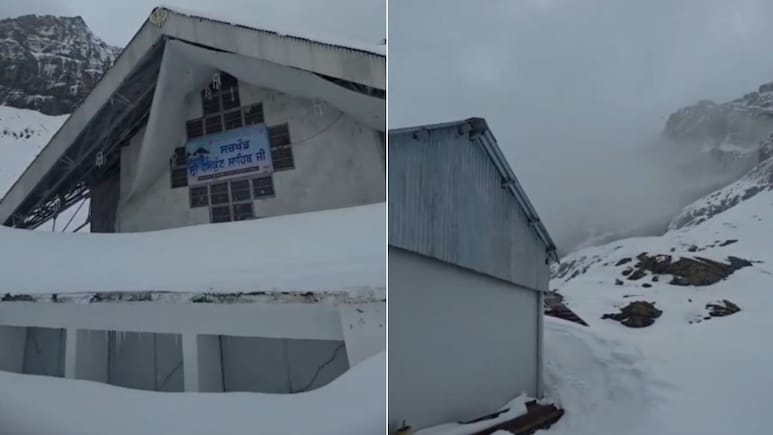 Chamoli Weather: ताजा बर्फबारी से बद्रीनाथ-हेमकुंड में ठंड बढ़ी, कपाट खुलने से पहले बढ़ीं चुनौतियां