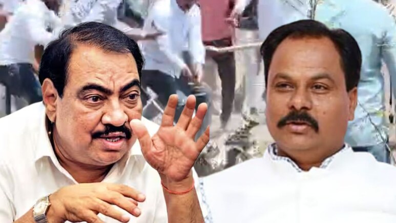 Jalgaon News : बिबट्यावरुन एकनाथ खडसे आणि चंद्रकांत पाटील यांच्यात जुंपली; नेमकं काय आहे प्रकरण?