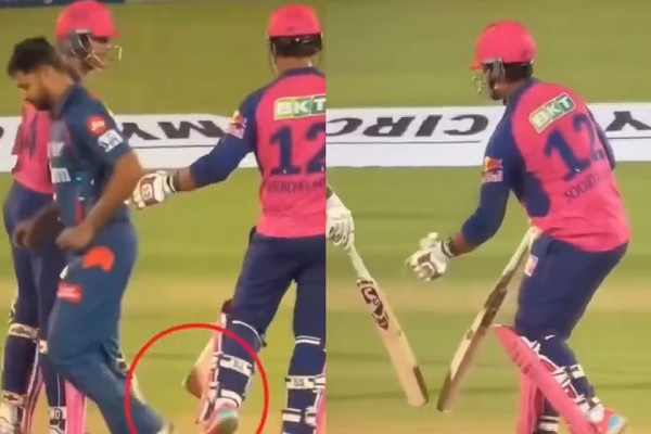 Video :जैसे थे सचिन वैसे ही  वैभव सूर्यवंशी... गलती से बल्ला पैर से टकराया तो बल्ले को छूकर किया प्रणाम