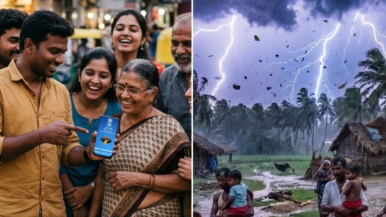 आकाशीय बिजली गिरने से 40 मिनट पहले फोन पर आ जाएगा अलर्ट, मौसम विभाग ने बनाया खास ऐप, यूं करें इस्तेमाल