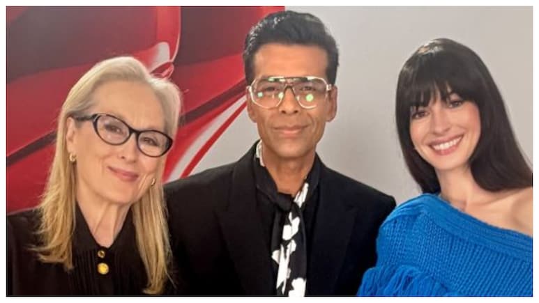 Karan Johar Meets Meryl Streep, Anne Hathaway In Tokyo; Gets Style Nod | Watch