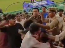 Ugly Brawl Breaks Out Between IPL Fans During Lucknow Super Giants vs Delhi Capitals Clash - Video