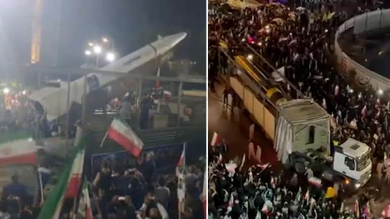 तेहरान की सड़कों पर मिसाइलों का शक्ति प्रदर्शन, अमेरिका‑इजरायल को ईरान का सीधा संदेश