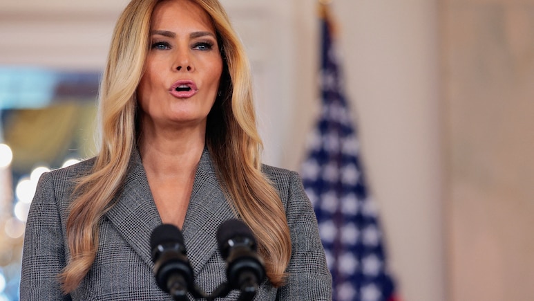 Melania Trump Denies Epstein Links, Says Claims About It Are Defaming Her