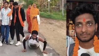 घटस्फोटासाठी देवीकडे मागितला नवस; कोर्टाचा निर्णय येताच आनंदाच्या भरात 9 किलोमीटर 'दंडवत यात्रा'