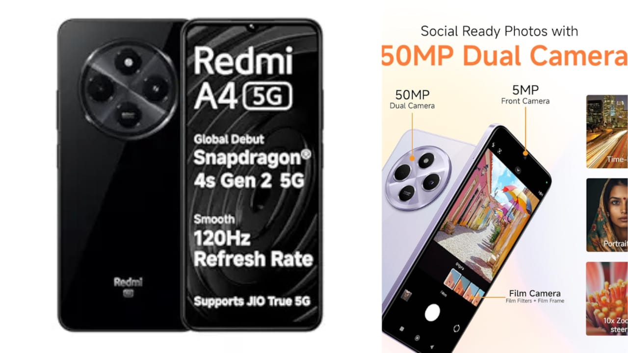 Redmi A4 5G: Designed to deliver more for less