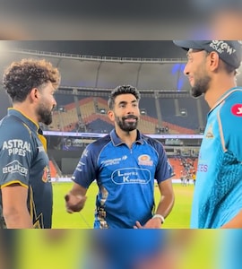 "No Police Car Saying DSP": Jasprit Bumrah Pokes Mohammed Siraj After MIs Win Over GT In IPL 2026. Watch