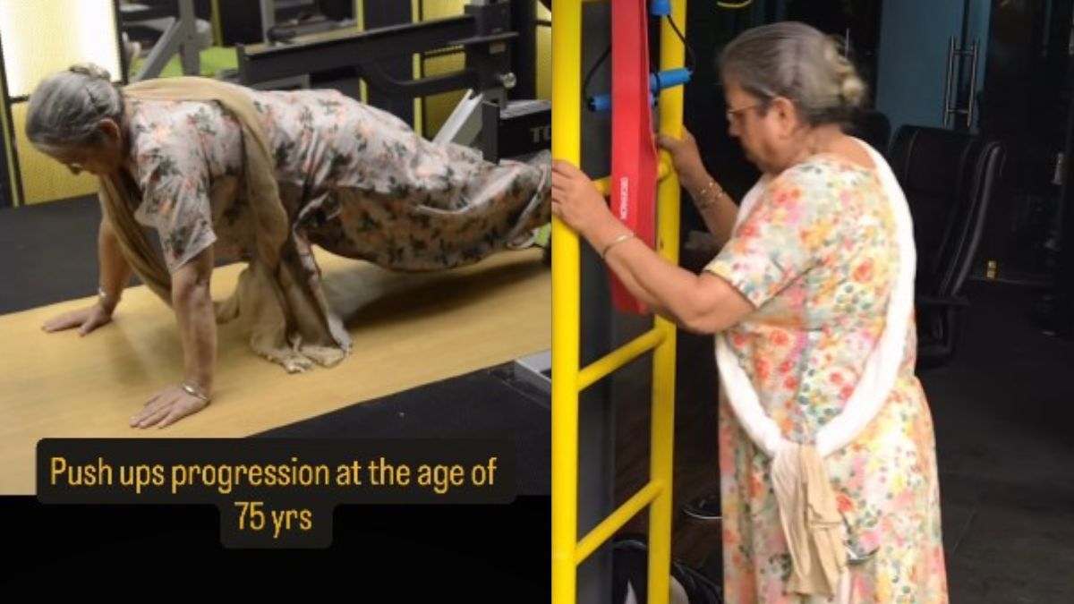 75-Year-Old Woman Nails Push-Ups In 12 Weeks, Internet Is Inspired