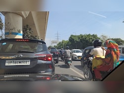 Noida's Manic Monday: Commuters Stuck For Hours In Kilometres-Long Jams