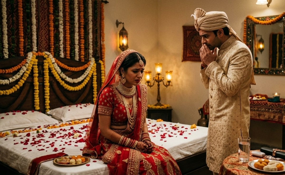 सुहागरात पर दंग रह गया दूल्हा, धूमधाम से शादी कर जिसे घर लाया वो तो कुछ और ही निकली