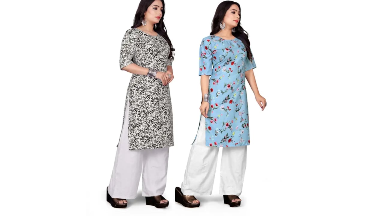 Click to buy THE PRIVATE LABLE Women Printed Kurta (Multicolor)