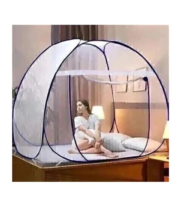 Click here to buy: Privine Double Bed Mosquito Net with Saviours