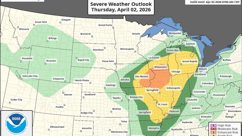 US Winter Weather Alert: Travel To Affect? Warning For Heavy Snow, Thunderstorms Issued; Tornado Risk Looms