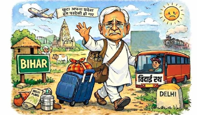 चाचा चले दिल्ली... CM नीतीश कुमार पर लालू की बेटी रोहिणी आचार्य का तंज