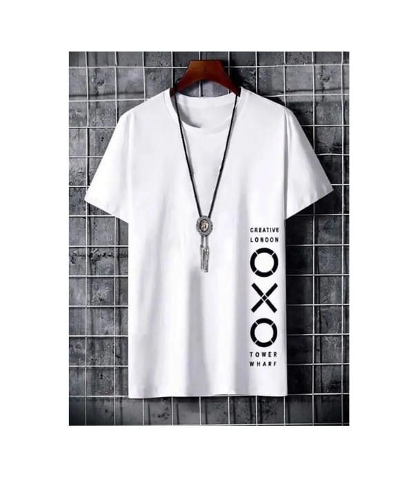 Click here to buy: AXXITUDE Printed Men White T-Shirt