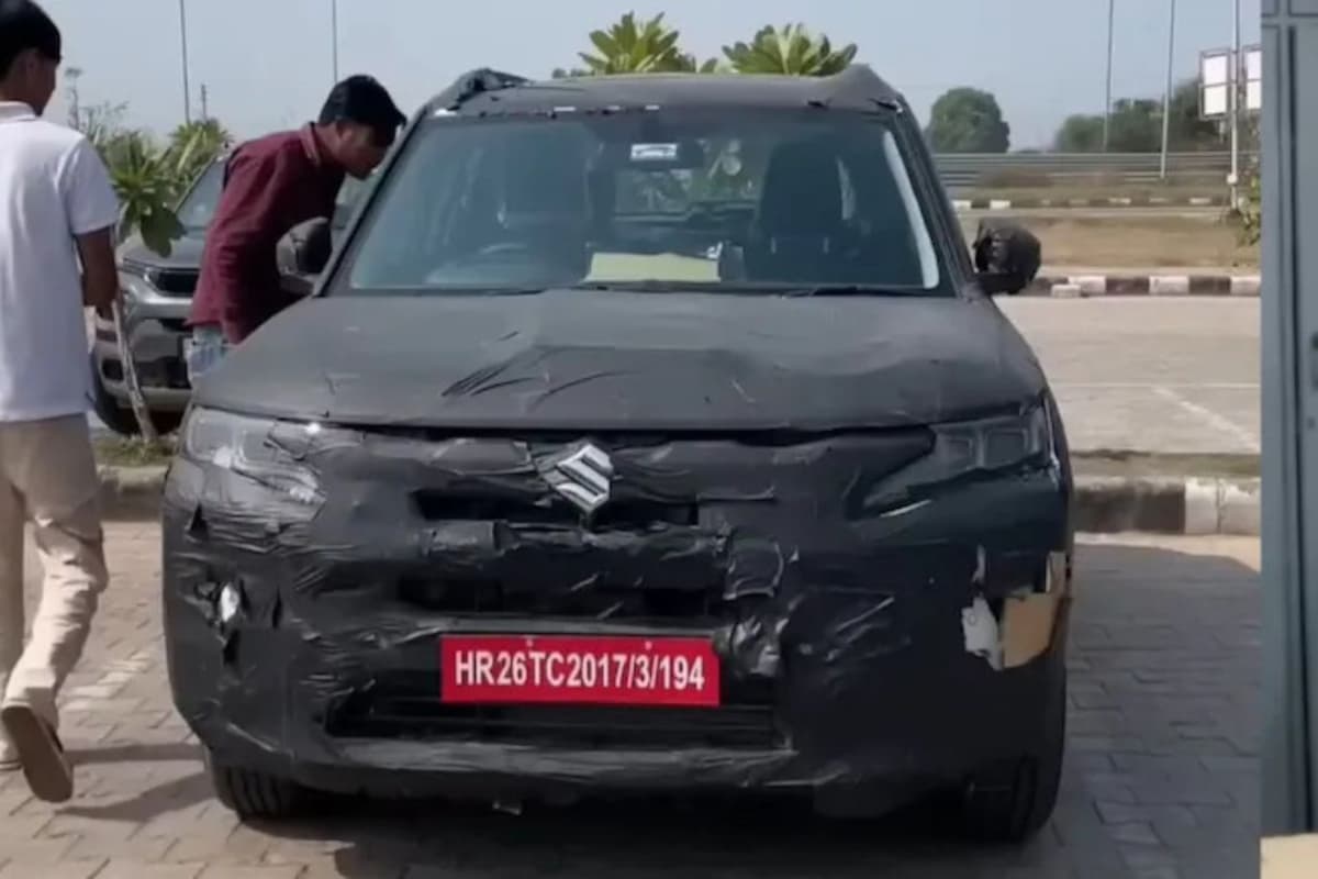 Maruti Suzuki Brezza Facelift- Spy Shot