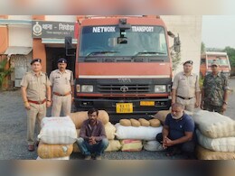 छत्तीसगढ़ में ड्रग तस्करी पर बड़ा एक्शन: 312 किलो गांजा जब्त, 5 आरोपी गिरफ्तार