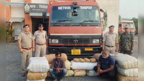 छत्तीसगढ़ में ड्रग तस्करी पर बड़ा एक्शन: 312 किलो गांजा जब्त, 5 आरोपी गिरफ्तार