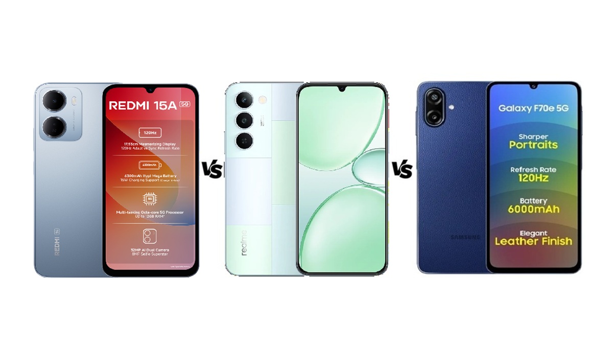 Redmi 15A 5G vs Realme P4 Lite 5G vs Samsung Galaxy F70e 5G: जानें 15000 में कौन सा है बेस्ट