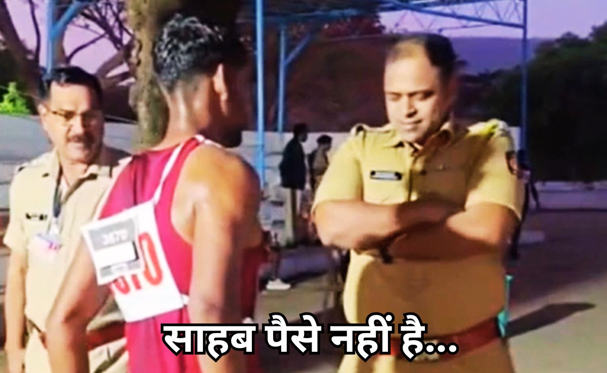 'साहब, जूते के पैसे नहीं थे...' पुलिस भर्ती में चप्पल पहनकर दौड़ा युवक, SP ने तुरंत दिलाए नए जूते