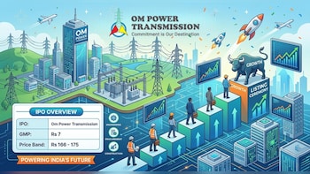 Om Power Transmission IPO: Rs 150 Crore Issue Opens; Shares Trading At 4% Premium In Grey Market