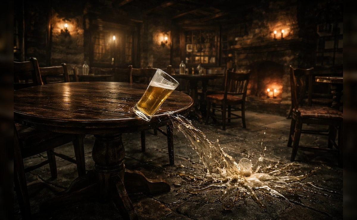 CCTV में कैद हुआ खौफनाक मंजर! टेबल पर रखा गिलास खुद-ब-खुद नीचे गिरा, फिर चर्चा में आया ये 'भूतिया पब'!