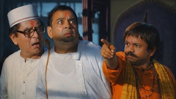 Asrani, Paresh Rawal and Rajpal Yadav in Bhool Bhulaiyaa Asrani, Paresh Rawal and Rajpal Yadav in Bhool Bhulaiyaa