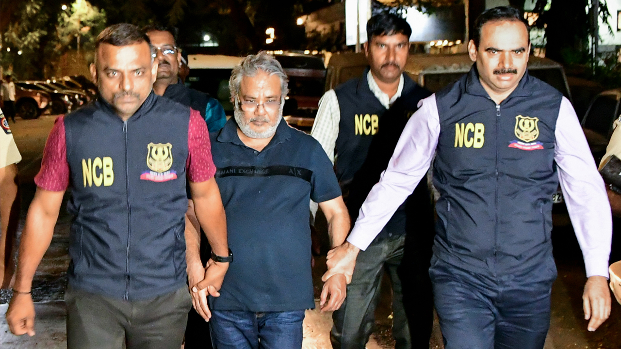 Dawood Ibrahim's Close Aide Mohammad Salim Dola Brought To NCB Office In Mumbai