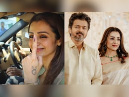 Trisha Krishnan's First Post After Tamil Nadu Vote Has A Vijay Link You Cannot Ignore