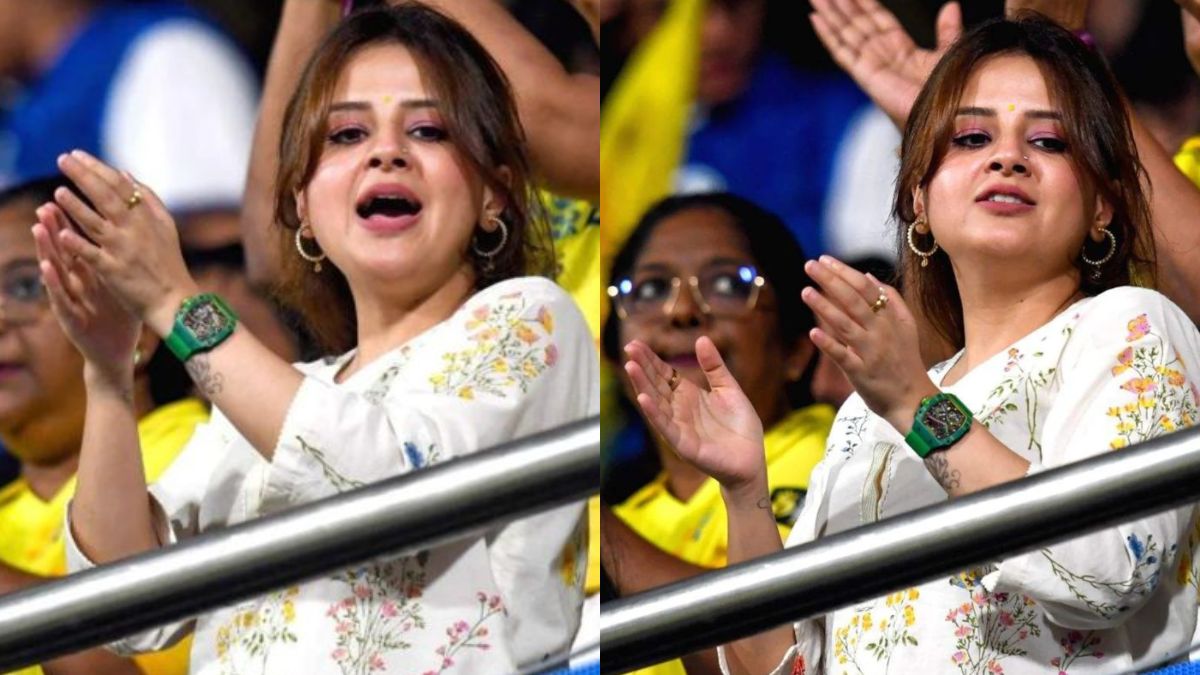 Sakshi Dhoni Sports A Rs 3 Crore Richard Mille Watch At IPL Match In Mumbai