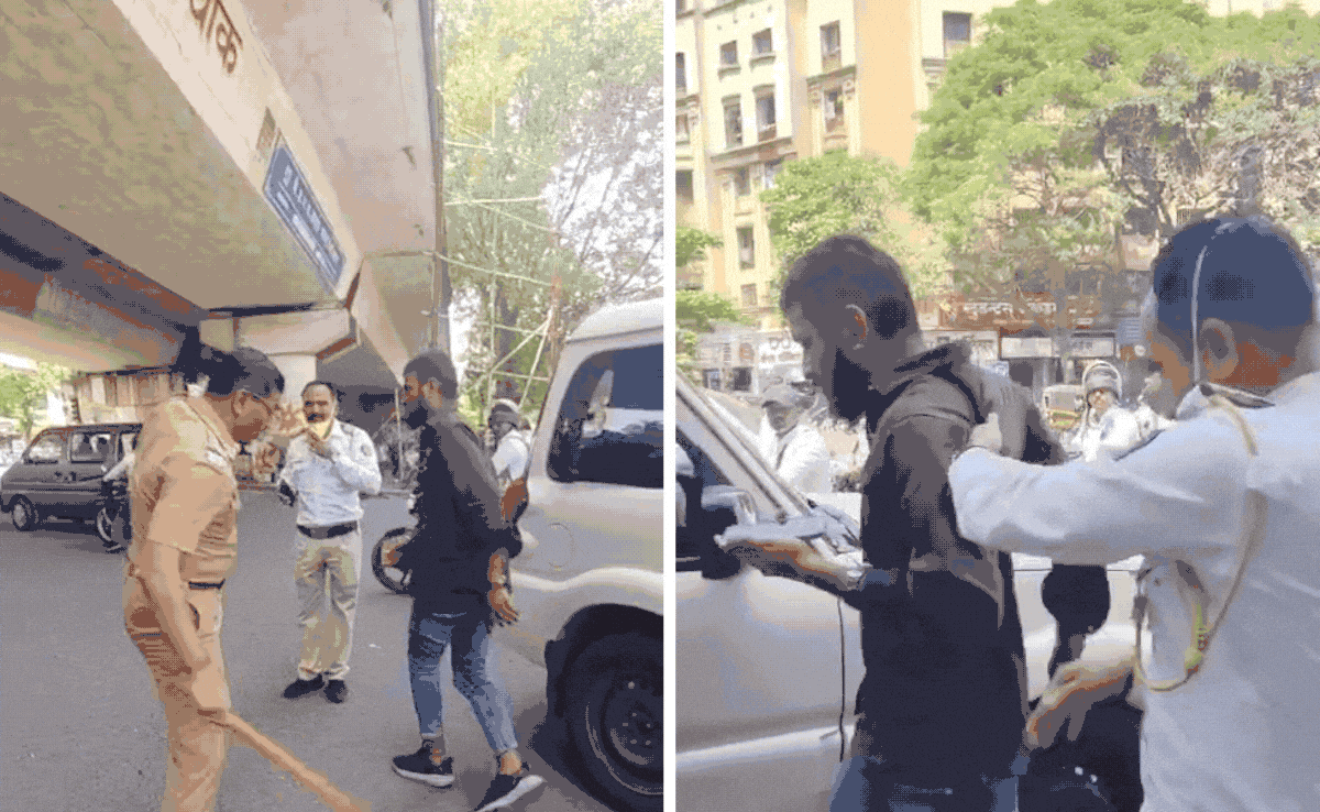 VIDEO: कार चालक ने नशे में कई गाड़ियों को ठोंका, फिर पुलिसकर्मी को किया अगवा, बीच सड़क पर पड़े लठ्ठ&nbsp;