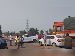 On Camera, Truck Causes Chain Collision In Karnataka, 4 Dead