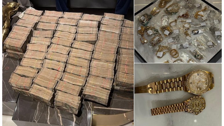 6.3 करोड़ कैश, सोना, चांदी की ईंटें, लग्जरी घड़ियां...2000 करोड़ के ठगी केस में दिल्ली-गुरुग्राम में ED की रेड