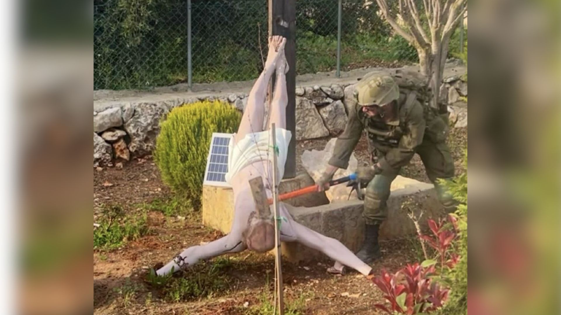 मुस्लिम देश लेबनान में इजरायली सैनिक ने तोड़ी ईसा मसीह की मूर्ति, सेना की जांच में साबित गुनाह