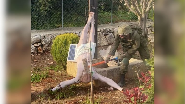 मुस्लिम देश लेबनान में इजरायली सैनिक ने तोड़ी ईसा मसीह की मूर्ति, सेना की जांच में साबित गुनाह