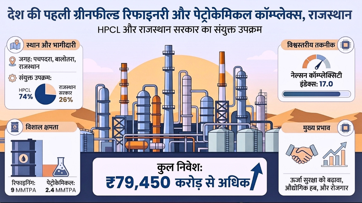 पचपदरा का पावरहाउस: न्&zwj;यूजीलैंड-वियतनाम भी पीछे, इतना पेट्रोल-डीजल तैयार करेगी पहली ग्रीनफील्&zwj;ड रिफाइनरी, 3 मिनट में समझिए क्&zwj;यों है खास?
