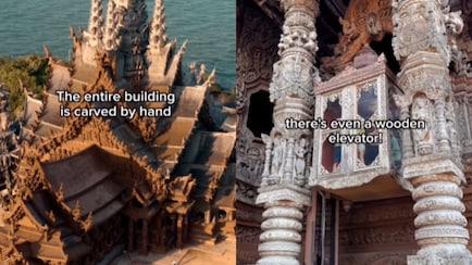 Watch: This Hand-Carved Wooden Monument In Thailand Has No Nails Or Metal