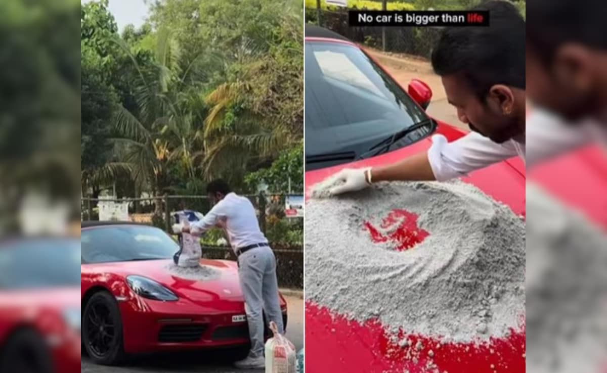 करोड़ों की कार और बोनट पर सीमेंट का मसाला! बेंगलुरु की सड़कों पर ये कैसा 'तमाशा', हकीकत जान चकरा जाएगा सिर