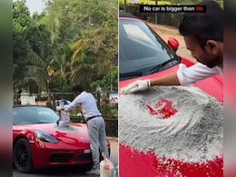 करोड़ों की कार और बोनट पर सीमेंट का मसाला! बेंगलुरु की सड़कों पर ये कैसा 'तमाशा', हकीकत जान चकरा जाएगा सिर