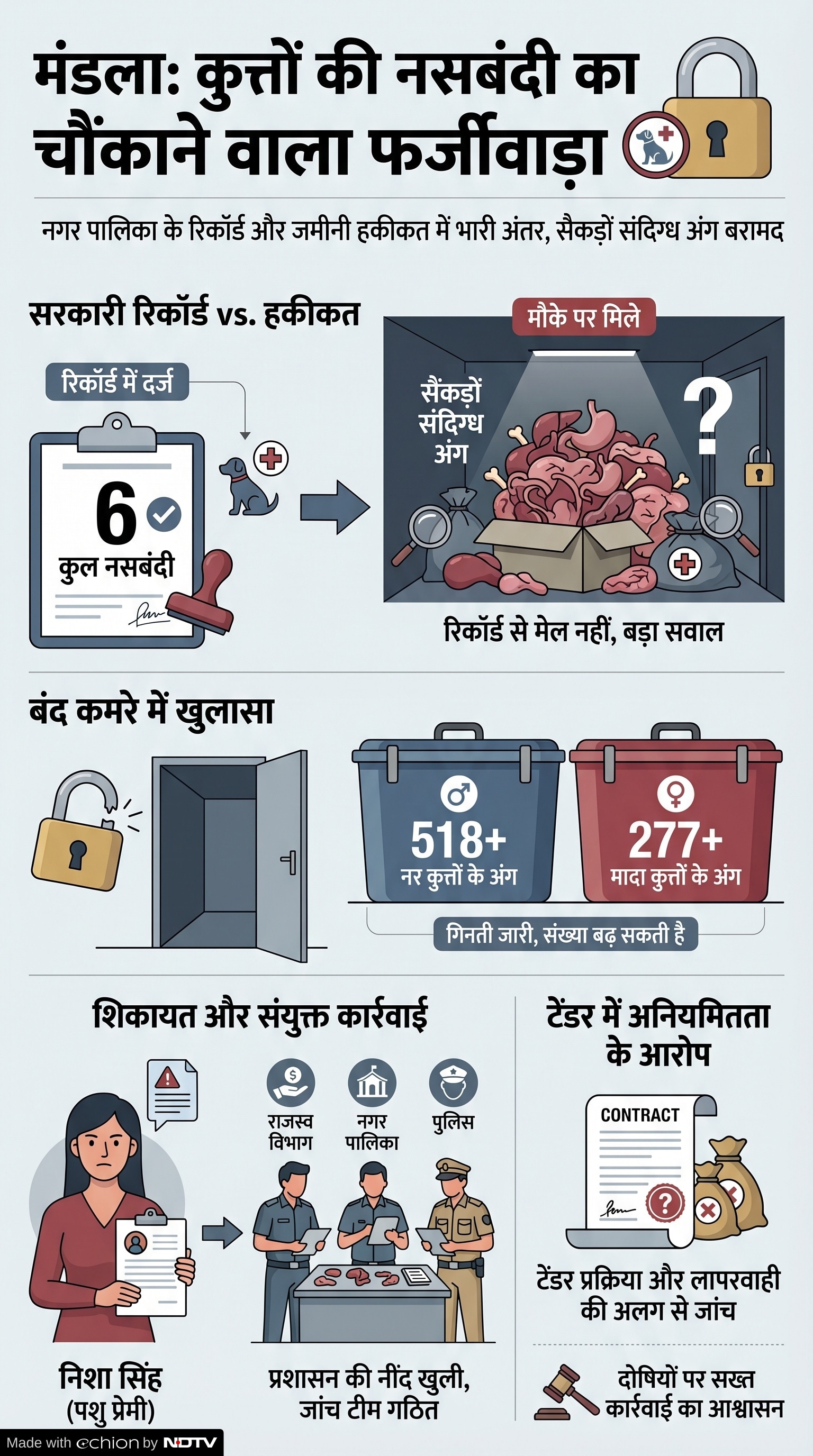 Dog Sterilization Scam: कुत्तों की नसबंदी का मामला
