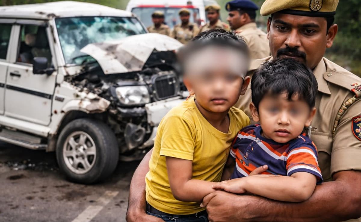 कुदरत का करिश्मा: दो बच्चों को किडनैप कर भाग रहे थे तीन किडनैपर, सड़क हादसे में तीनों की मौत, जिंदा बच गए दोनों मासूम