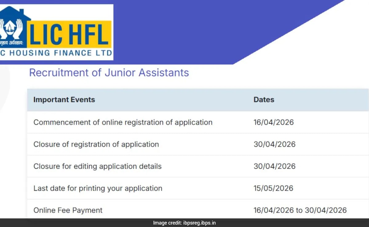 LIC हाउसिंग फाइनेंस लिमिटेड ने जूनियर असिस्टेंट के 180 पदों पर निकाली भर्ती,  हर महीने मिलेगी इतनी सैलरी